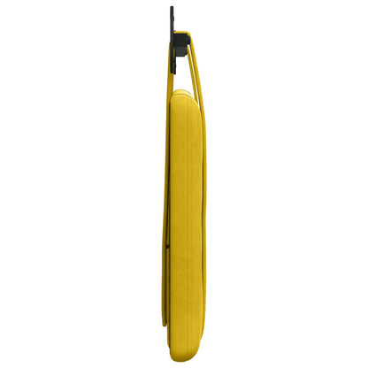 Hangend Hoofdeinde Wandgemonteerd Geel 110 x 55 x 5 cm Fluweel