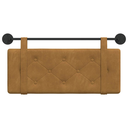 Hangend Hoofdeinde Wandgemonteerd Bruin 110 x 55 x 5 cm Fluweel