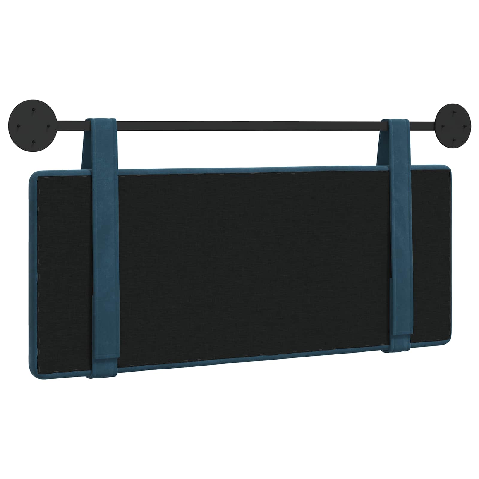 Hangend Hoofdeinde Wandgemonteerd Blauw 110 x 55 x 5 cm Fluweel