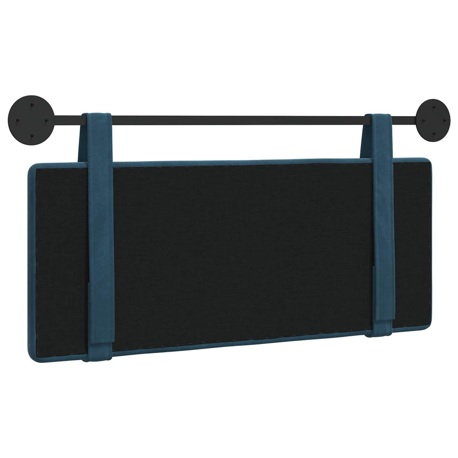 Hangend Hoofdeinde Wandgemonteerd Blauw 110 x 55 x 5 cm Fluweel