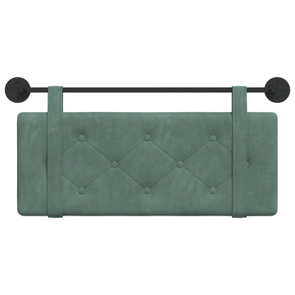 Hangend Hoofdeinde Zeegroen 110 x 55 x 5 cm Fluweel