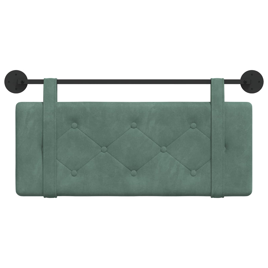 Hangend Hoofdeinde Zeegroen 110 x 55 x 5 cm Fluweel