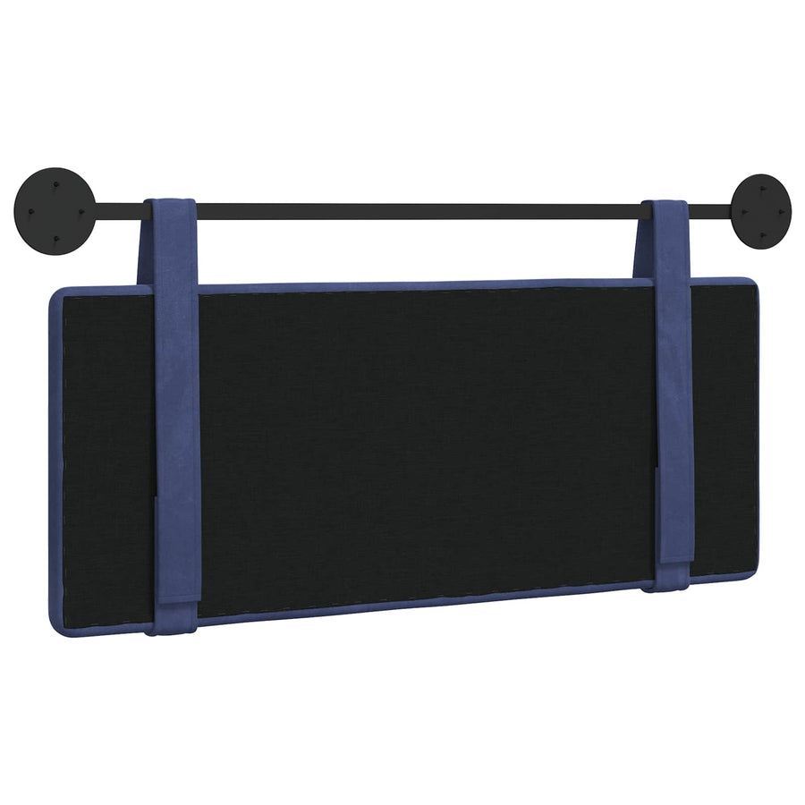 Hangend Hoofdeinde Politieblauw 110 x 55 x 5 cm Fluweel