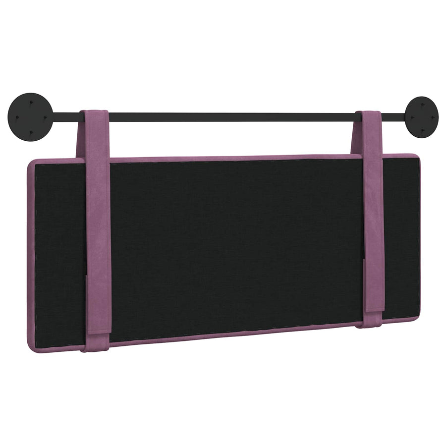 Hangend Hoofdeinde Wandgemonteerd Paars 110 x 55 x 5 cm Fluweel