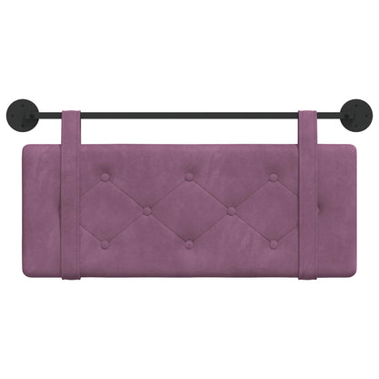 Hangend Hoofdeinde Wandgemonteerd Paars 110 x 55 x 5 cm Fluweel