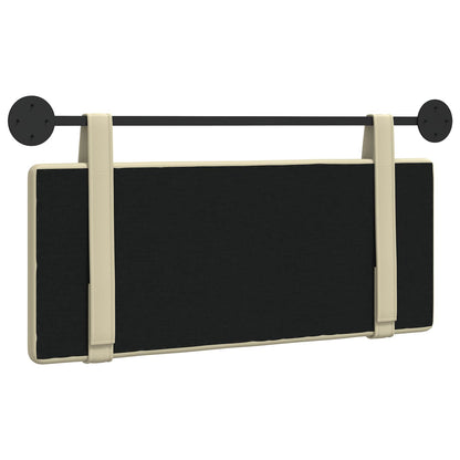 Hangend Hoofdeinde Wandgemonteerd Crème 100 cm Nep Leer