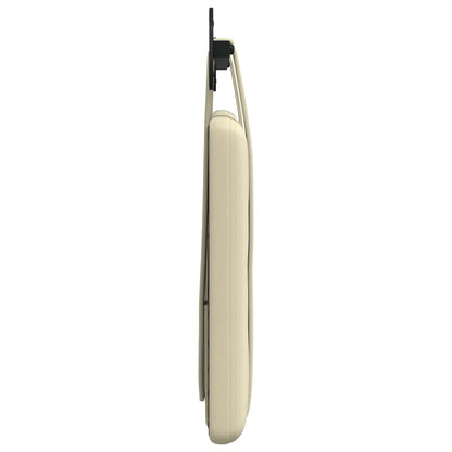 Hangend Hoofdeinde Wandgemonteerd Crème 100 cm Nep Leer