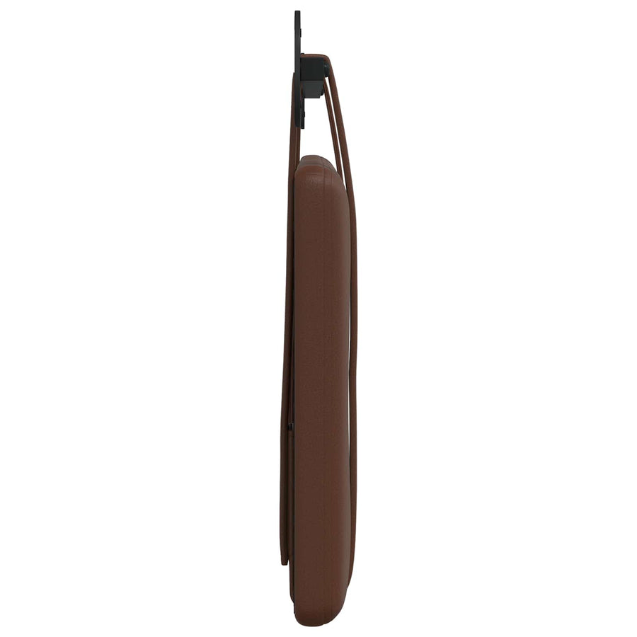 Hangend Hoofdeinde Wandgemonteerd Bruin 100 cm Nep Leer