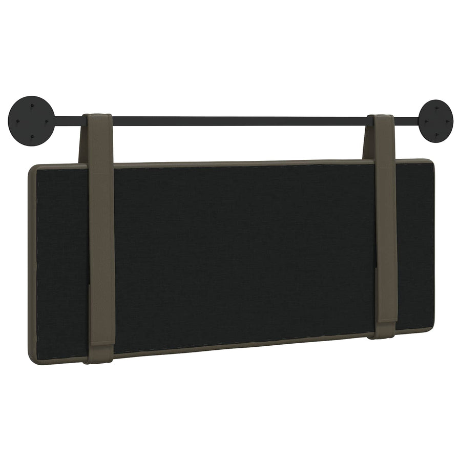 Hangend Hoofdeinde Wandgemonteerd Grijs 100 cm Nep Leer