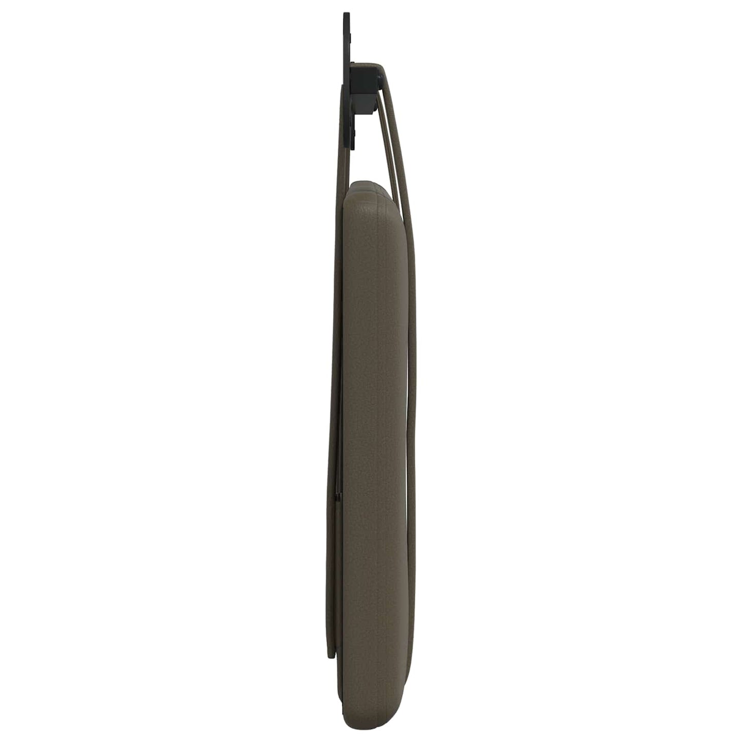 Hangend Hoofdeinde Wandgemonteerd Grijs 100 cm Nep Leer
