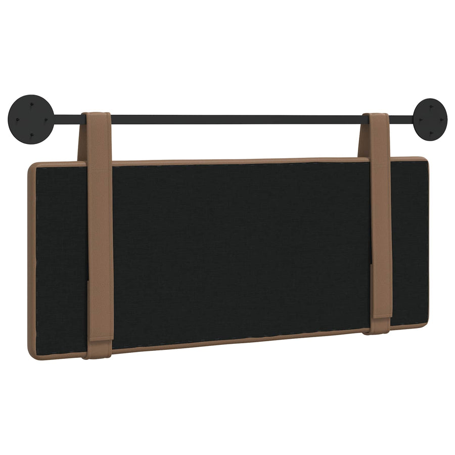 Hangend Hoofdeinde Wandgemonteerd Cappuccino 100 cm Nep Leer