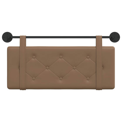 Hangend Hoofdeinde Wandgemonteerd Cappuccino 100 cm Nep Leer