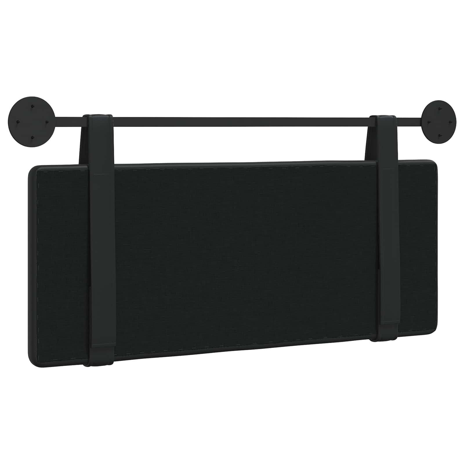 Hangend Hoofdeinde Wandgemonteerd Zwart 100 cm Nep Leer