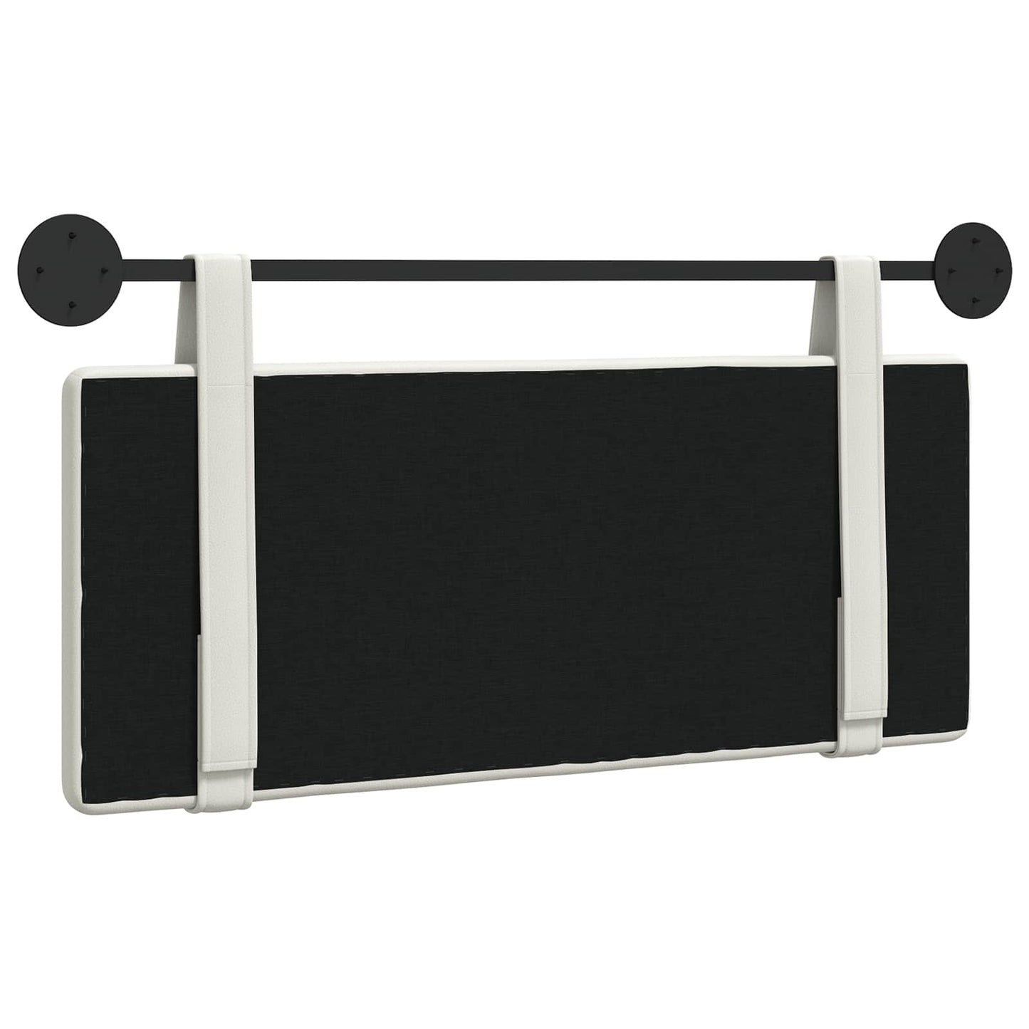 Hangend Hoofdeinde Wandgemonteerd Wit 110 x 55 x 5 cm Nep Leer