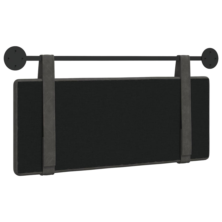 Hangend Hoofdeinde Wandgemonteerd Zwart 100 cm Antiek PU