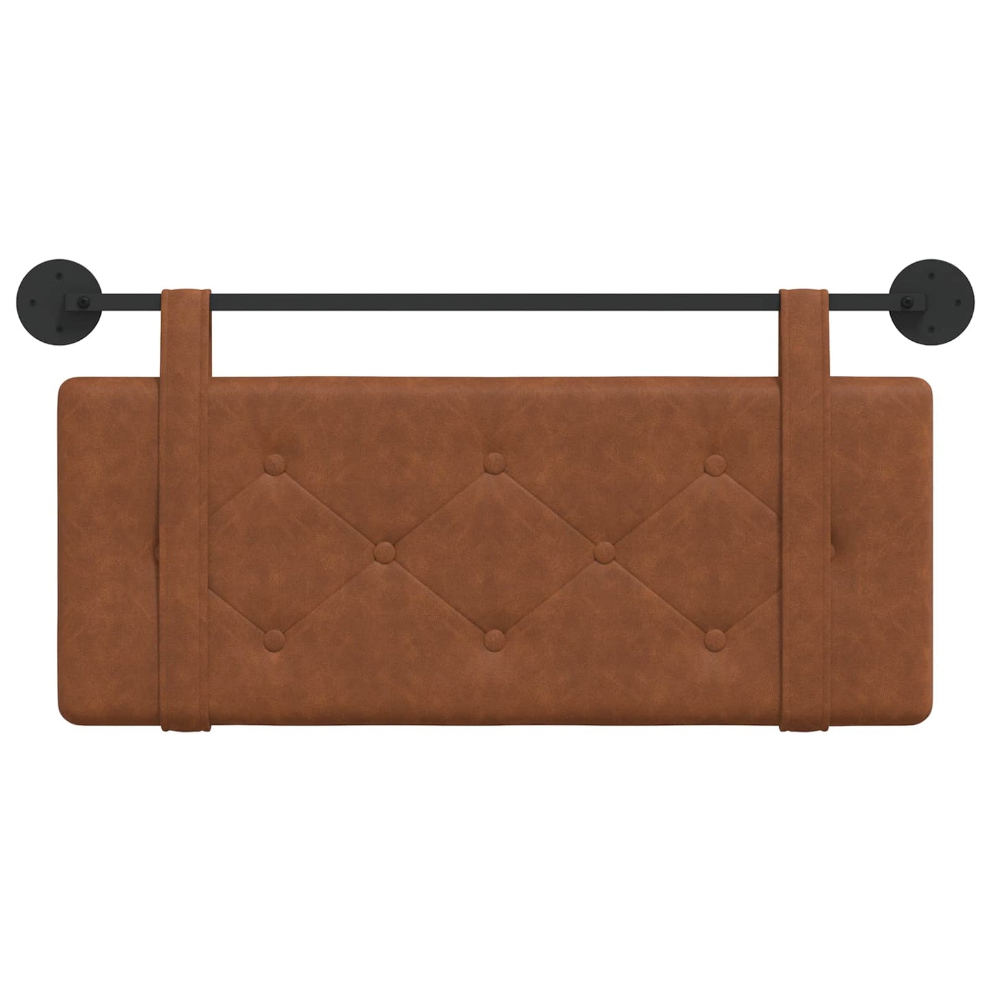 Hangend Hoofdeinde Wandgemonteerd Bruin 100 cm Antiek PU