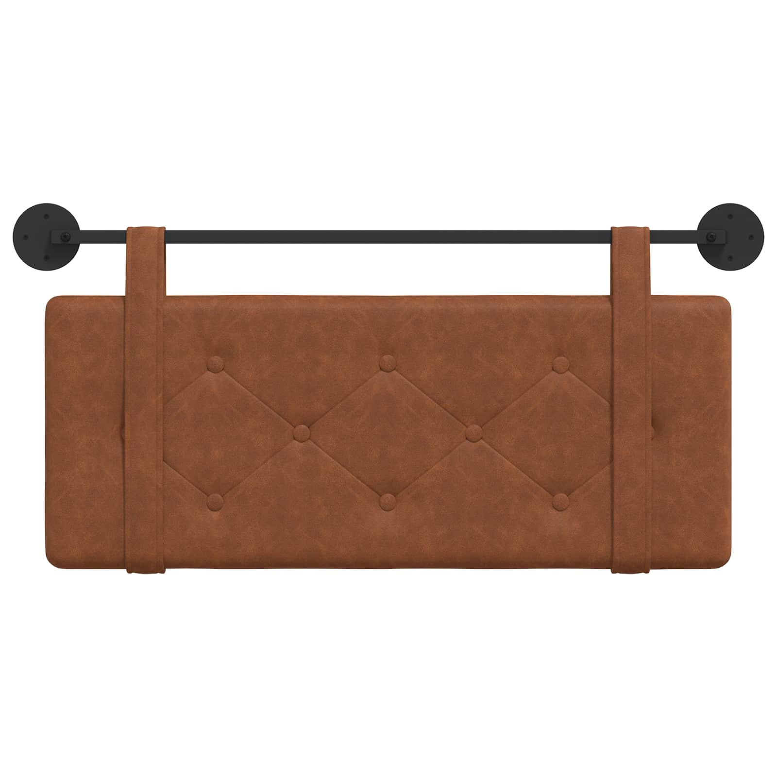 Hangend Hoofdeinde Wandgemonteerd Bruin 100 cm Antiek PU
