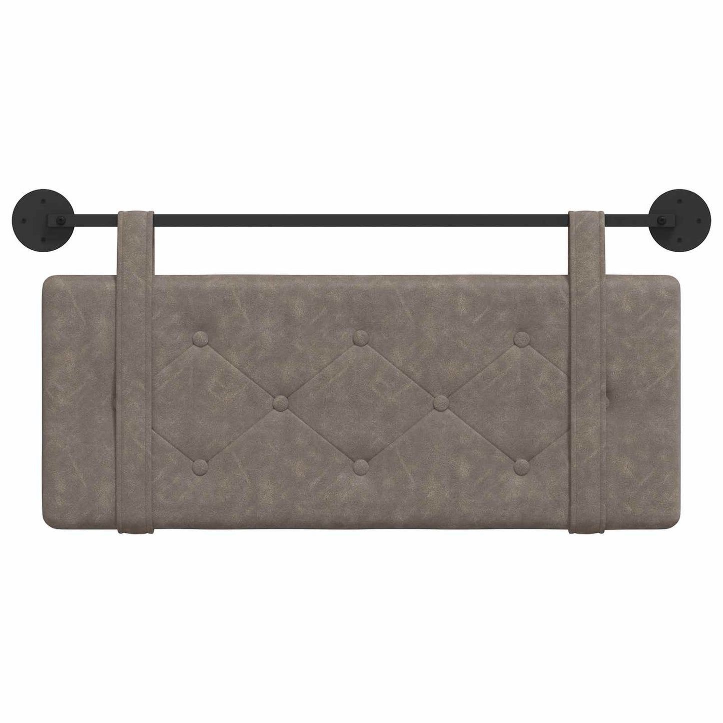 Hangend Hoofdeinde Wandgemonteerd Grijs 100 cm Antiek PU