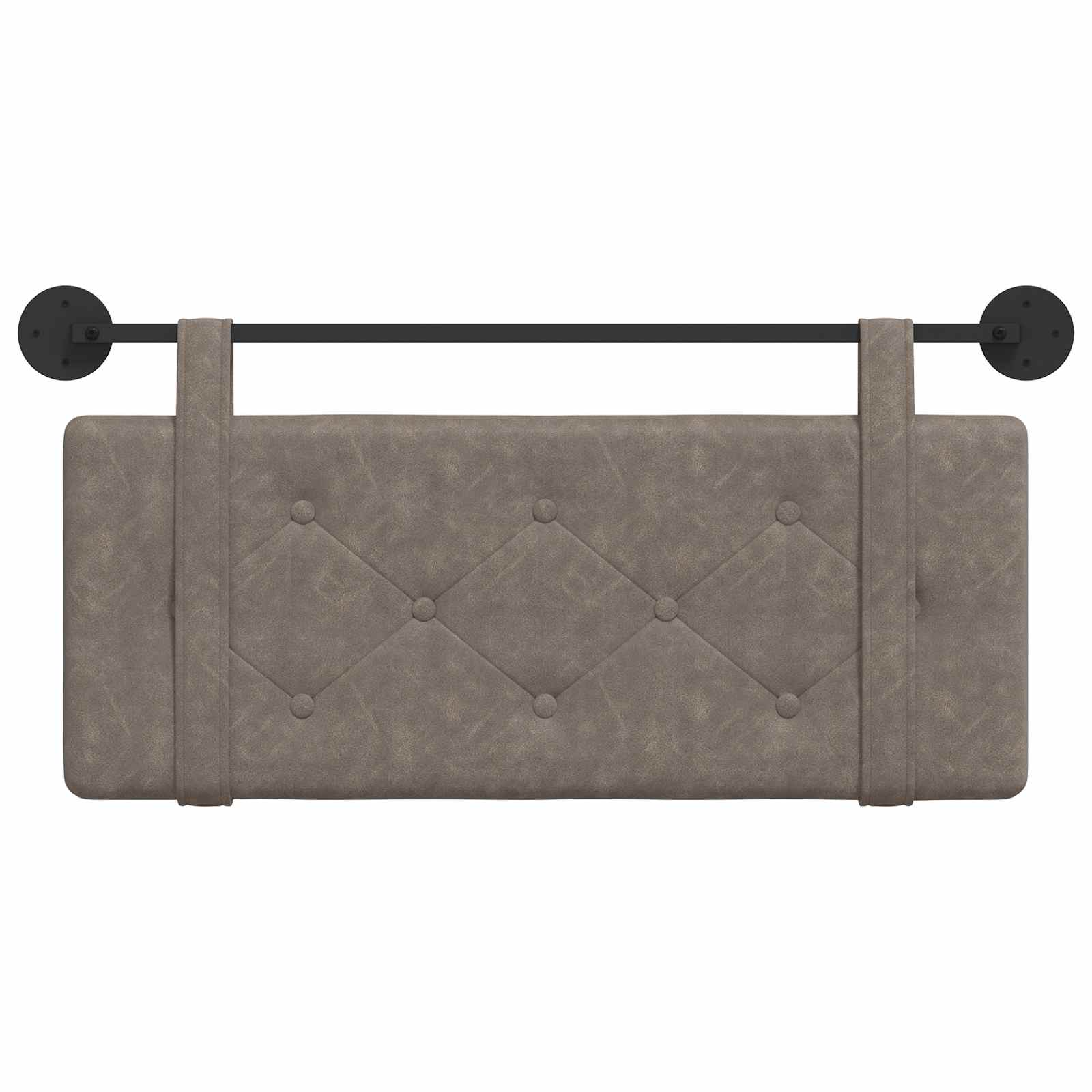 Hangend Hoofdeinde Wandgemonteerd Grijs 100 cm Antiek PU