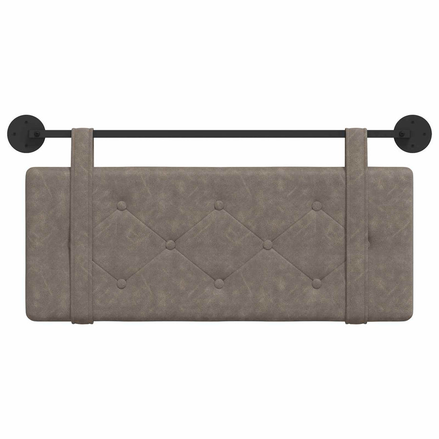 Hangend Hoofdeinde Wandgemonteerd Grijs 100 cm Antiek PU