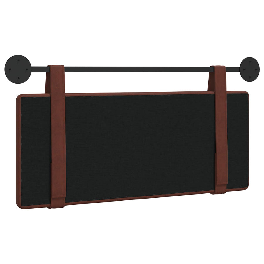 Hangend Hoofdeinde Glanzend Bruin 100 cm Antiek PU