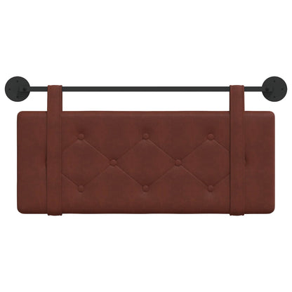 Hangend Hoofdeinde Glanzend Bruin 100 cm Antiek PU