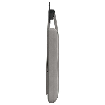 Hangend Hoofdeinde Lichtgrijs 130 x 55 x 5 cm Fluweel