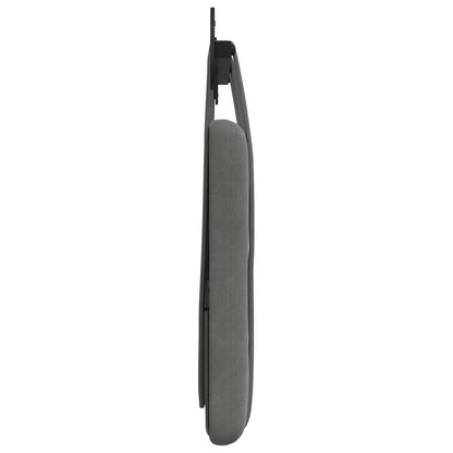 Hangend Hoofdeinde Donkergrijs 130 x 55 x 5 cm Fluweel