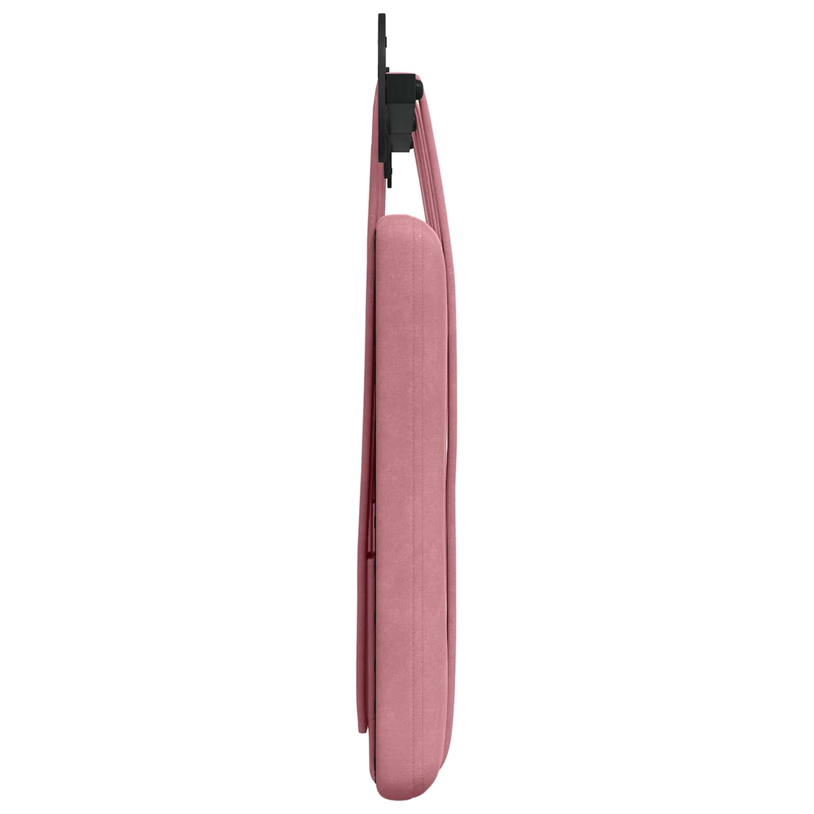 Hangend Hoofdeinde Wandgemonteerd Roze 130 x 55 x 5 cm Fluweel