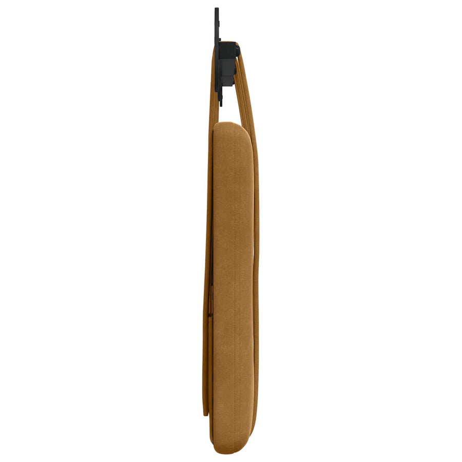 Hangend Hoofdeinde Wandgemonteerd Bruin 130 x 55 x 5 cm Fluweel