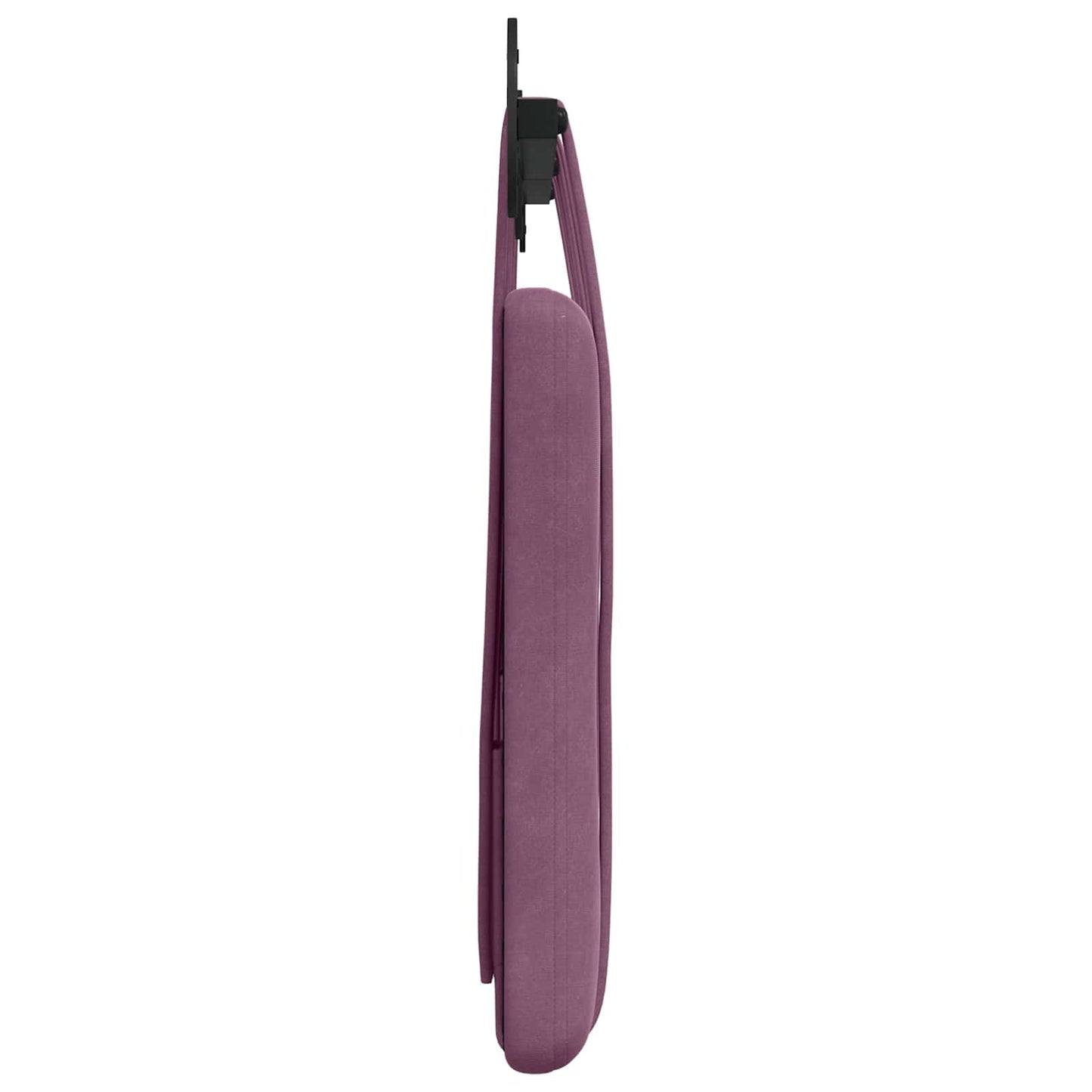 Hangend Hoofdeinde Wandgemonteerd Paars 130 x 55 x 5 cm Fluweel