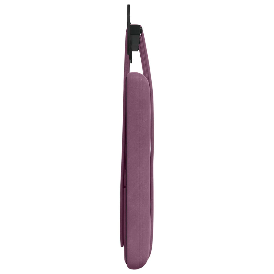 Hangend Hoofdeinde Wandgemonteerd Paars 130 x 55 x 5 cm Fluweel