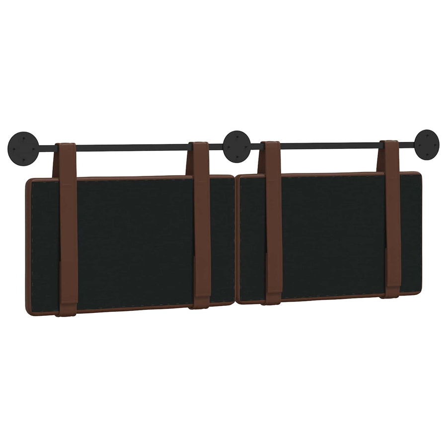 Hangend Hoofdeinde Bruin 130 x 55 x 5 cm Nep Leer
