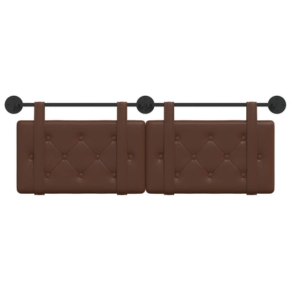Hangend Hoofdeinde Bruin 130 x 55 x 5 cm Nep Leer