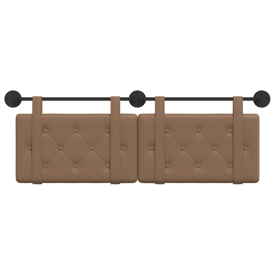 Hangend Hoofdeinde Cappuccino 130 x 55 x 5 cm Nep Leer