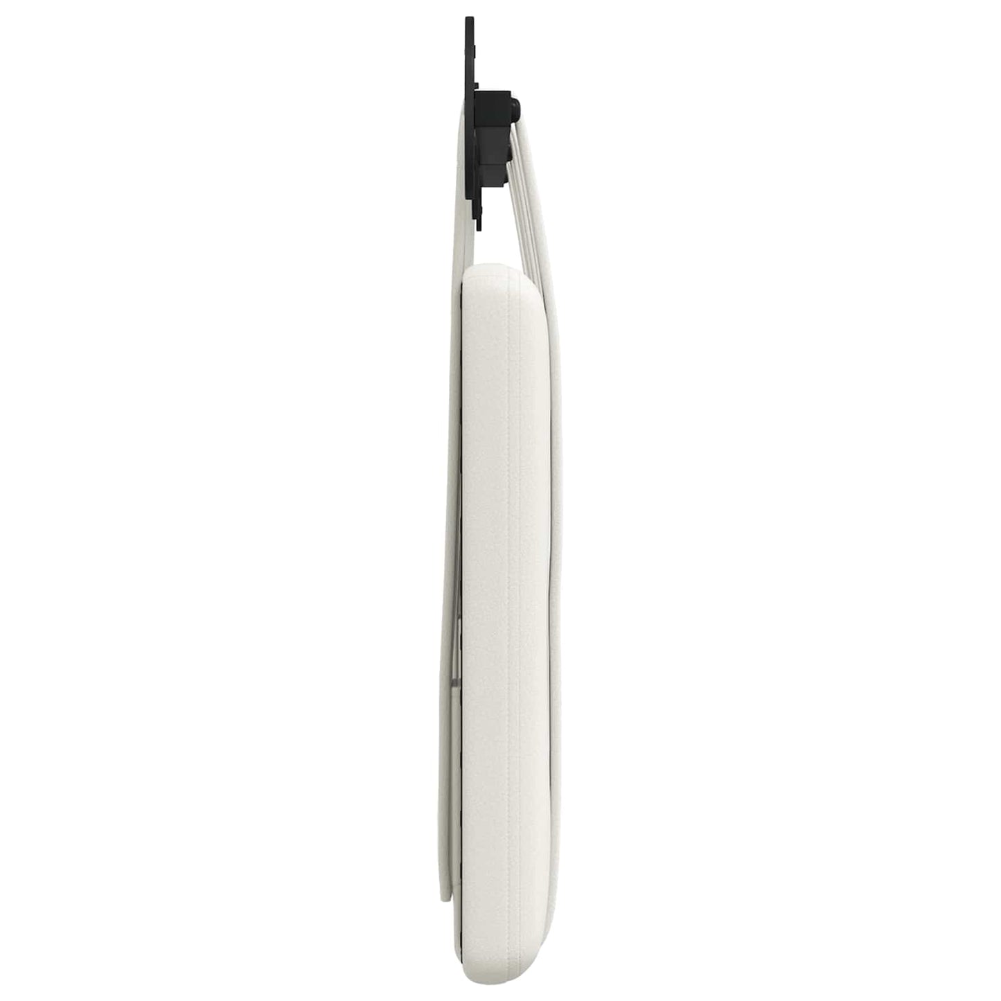 Hangend Hoofdeinde Wandgemonteerd Wit 130 x 55 x 5 cm Nep Leer