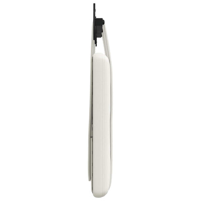 Hangend Hoofdeinde Wandgemonteerd Wit 130 x 55 x 5 cm Nep Leer