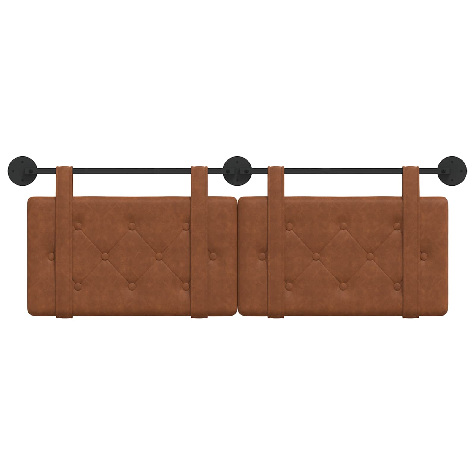 Hangend Hoofdeinde Bruin 130 x 55 x 5 cm Antiek PU