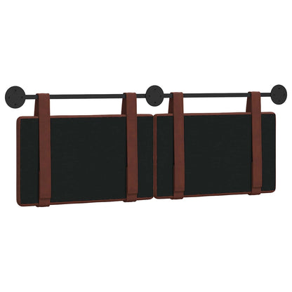 Hangend Hoofdeinde Glanzend Bruin 130 x 55 x 5 cm Antiek PU
