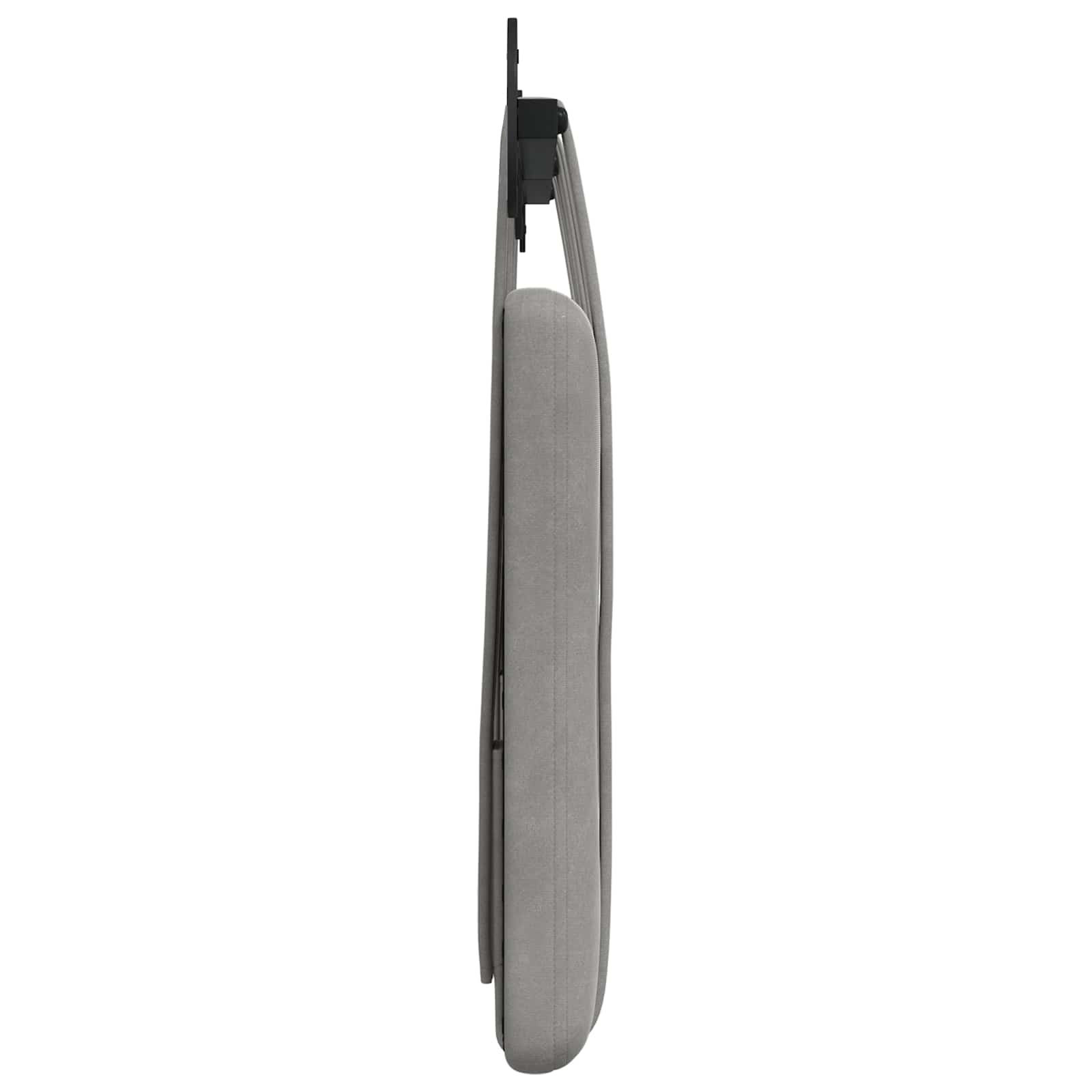 Hangend Hoofdeinde Lichtgrijs 150 x 55 x 5 cm Fluweel