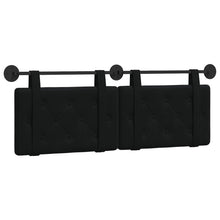 Hangend hoofdbord Zwart Fluweel