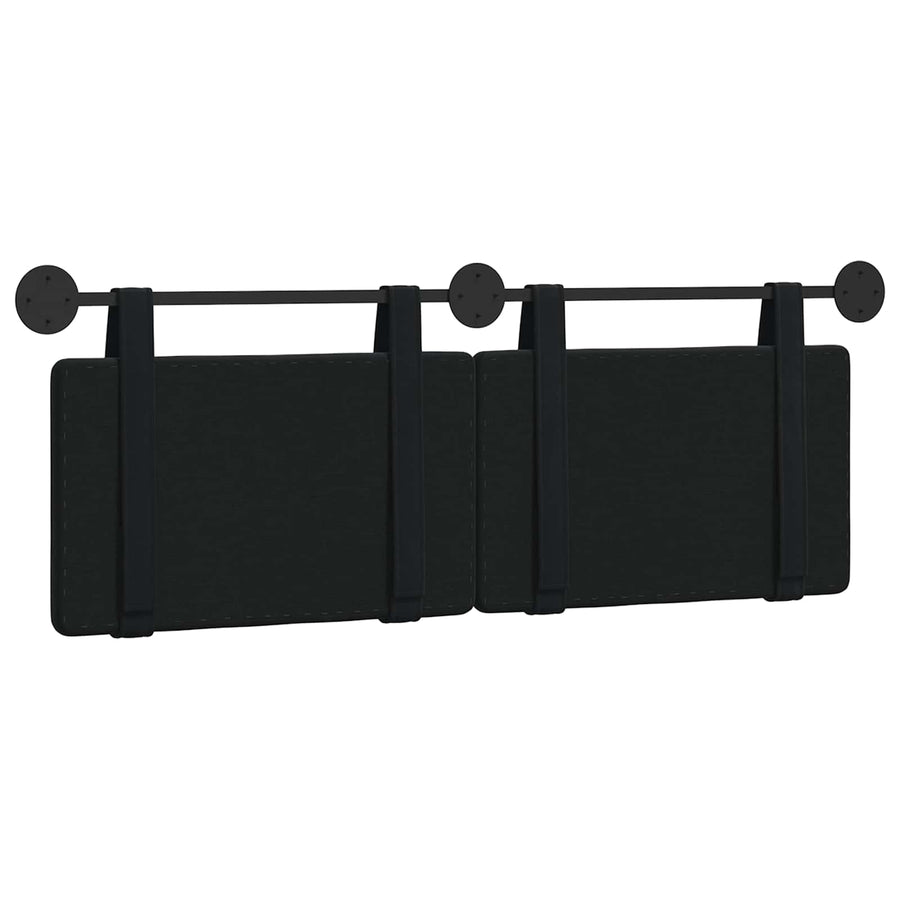 Hangend hoofdbord Zwart Fluweel