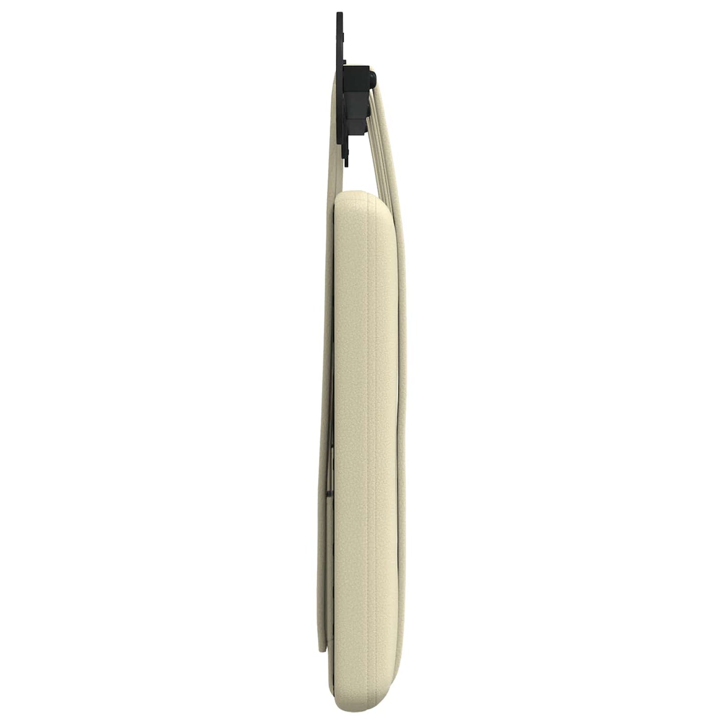 Hangend Hoofdeinde Crème 150 x 55 x 5 cm Nep Leer