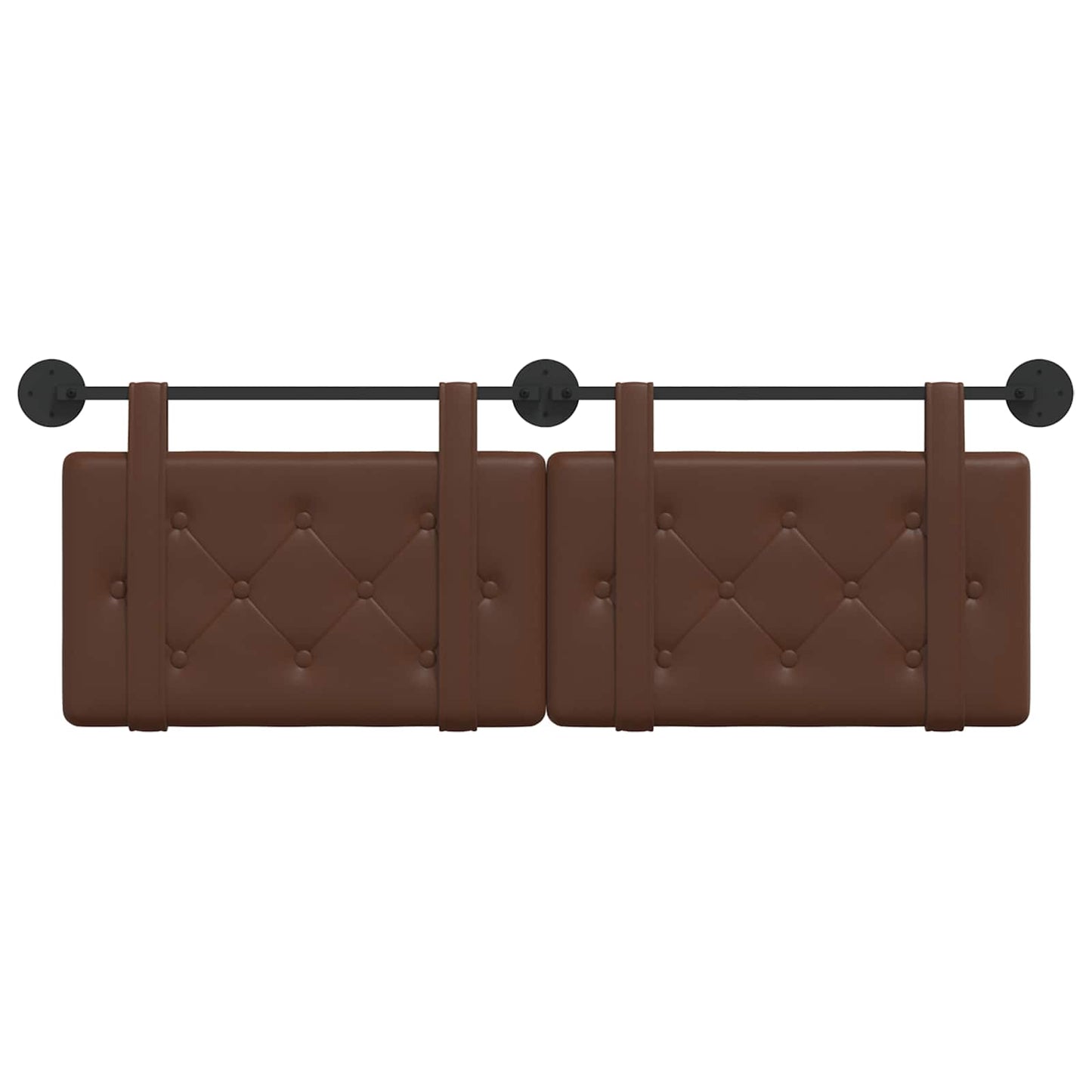 Hangend Hoofdeinde Bruin 150 x 55 x 5 cm Nep Leer