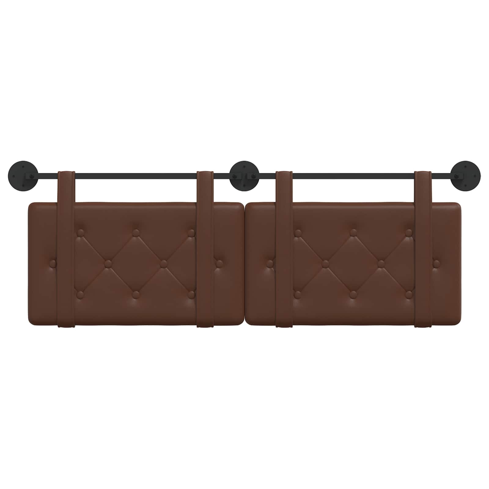 Hangend Hoofdeinde Bruin 150 x 55 x 5 cm Nep Leer
