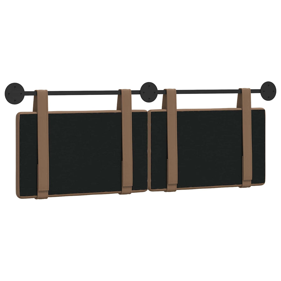 Hangend Hoofdeinde Cappuccino 150 x 55 x 5 cm Nep Leer