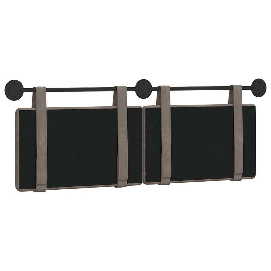 Hangend Hoofdeinde Grijs 150 x 55 x 5 cm Antiek PU