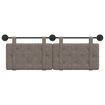 Hangend Hoofdeinde Grijs 150 x 55 x 5 cm Antiek PU