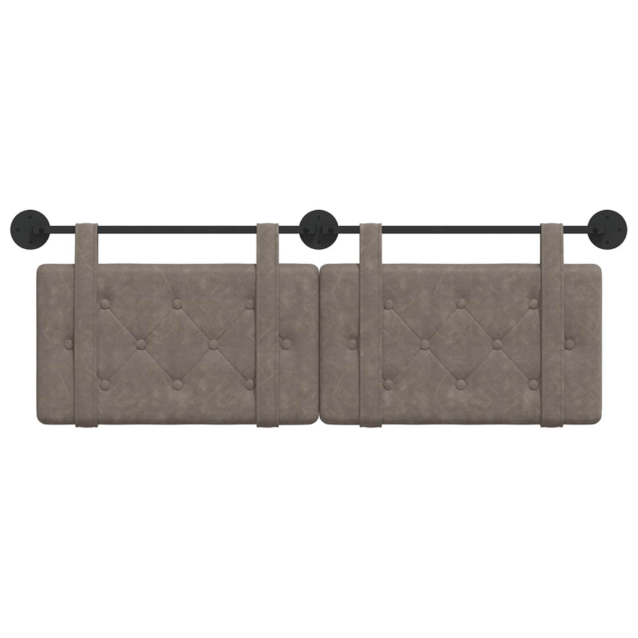 Hangend Hoofdeinde Grijs 150 x 55 x 5 cm Antiek PU