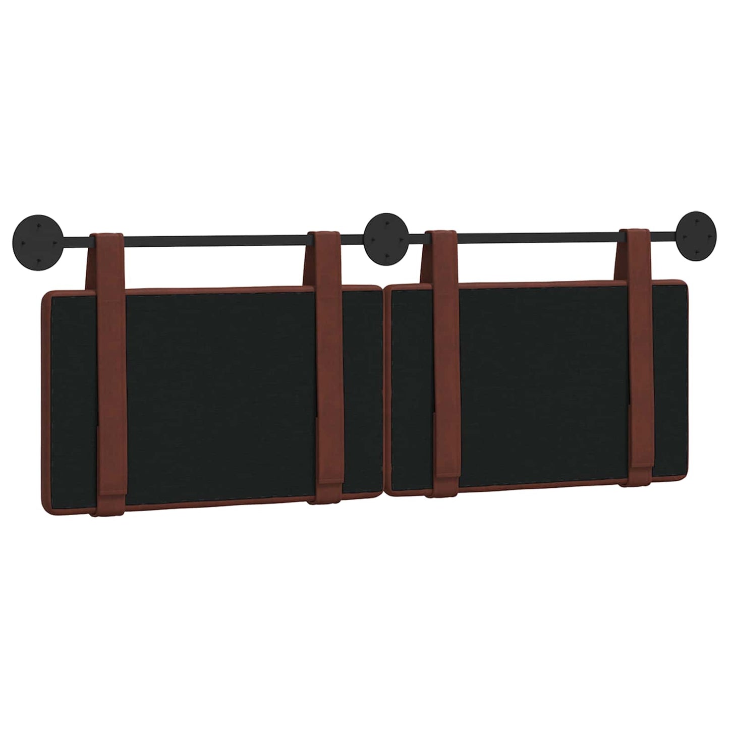 Hangend Hoofdeinde Glanzend Bruin 150 x 55 x 5 cm Antiek PU
